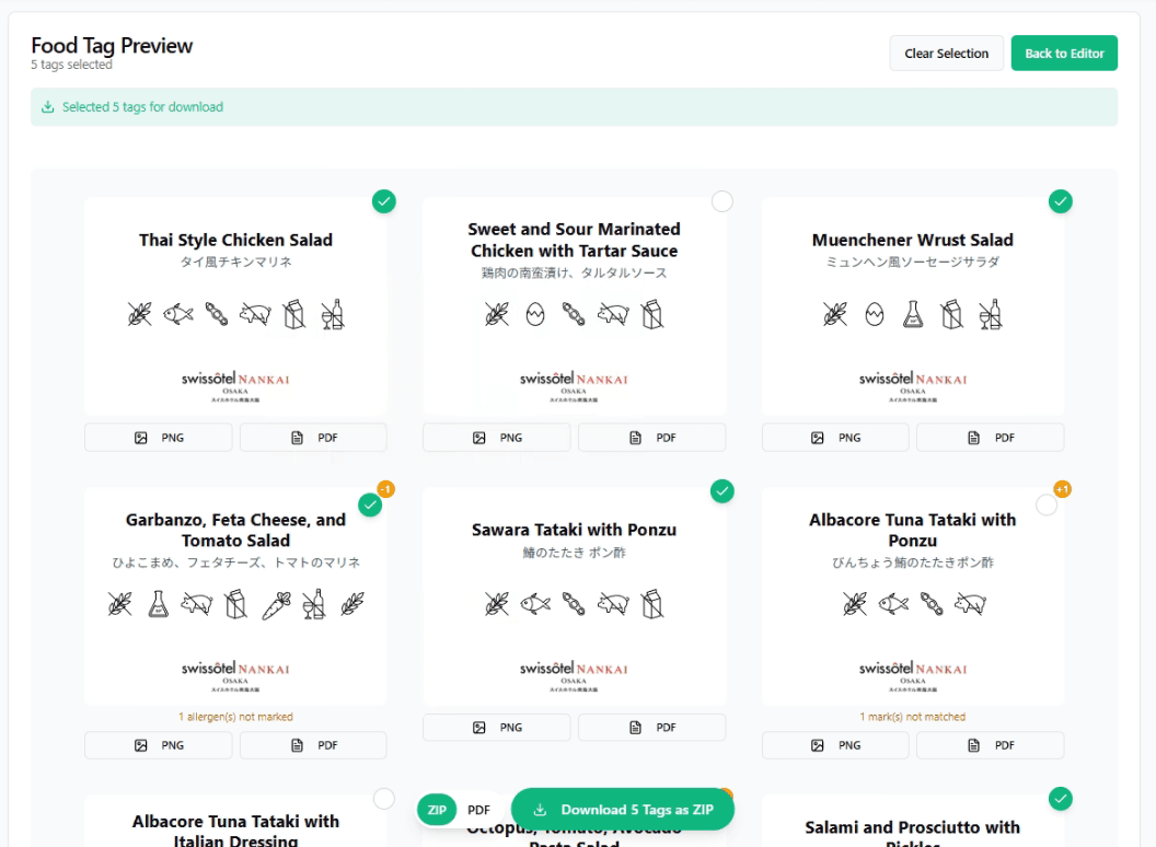 Gallery image 5 for Allergen Label App